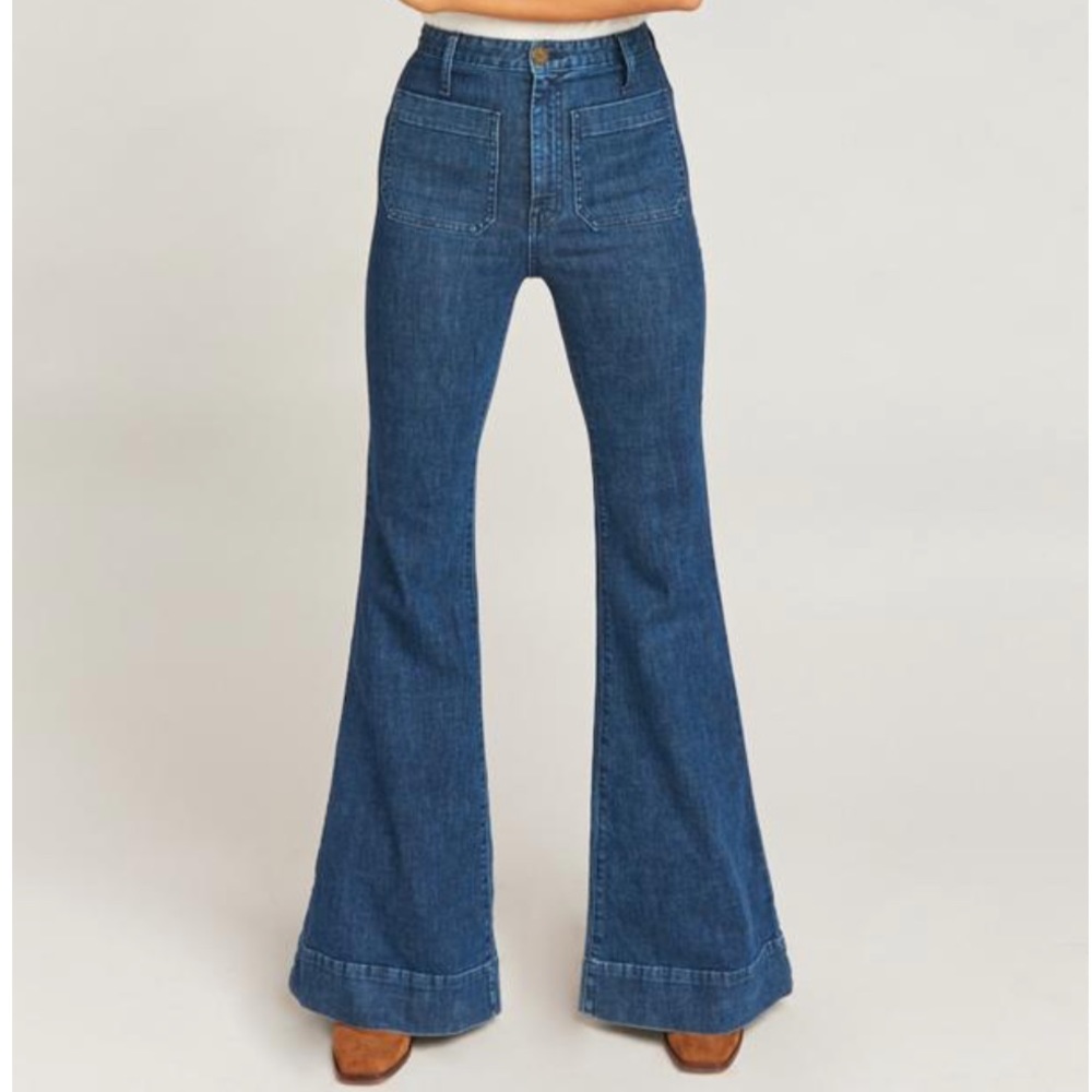 High Waist Flare Jeans